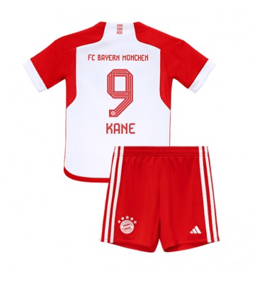 Bayern Munich Harry Kane #9 Koszulka Podstawowych Dziecięca 2023-24 Krótki Rękaw (+ Krótkie spodenki)